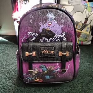 Disney Ursula Purple and Black Backpack Wondapop